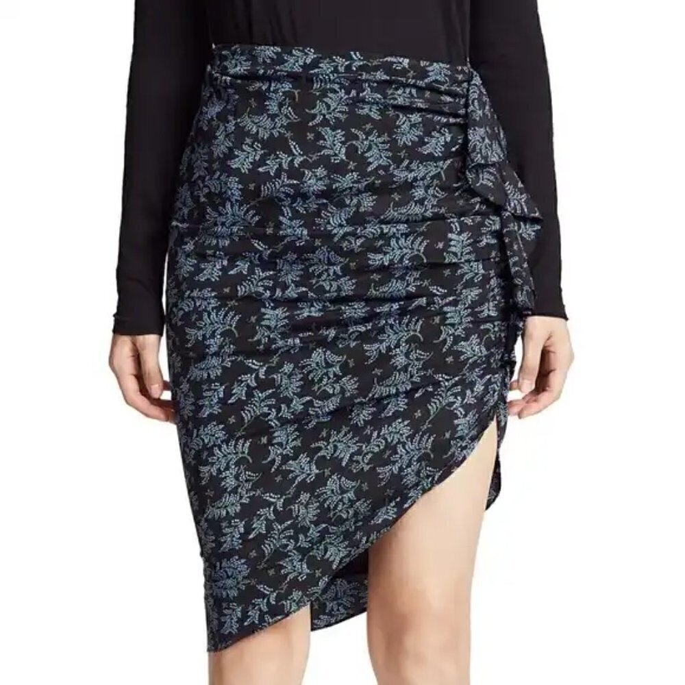 Veronica Beard Hazel Skirt in Desert Fern